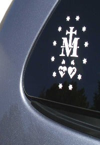 Miraculous Medal Car Decal