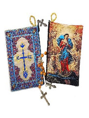 Rosary Icon Pouch - Our Lady Undoer of Knots