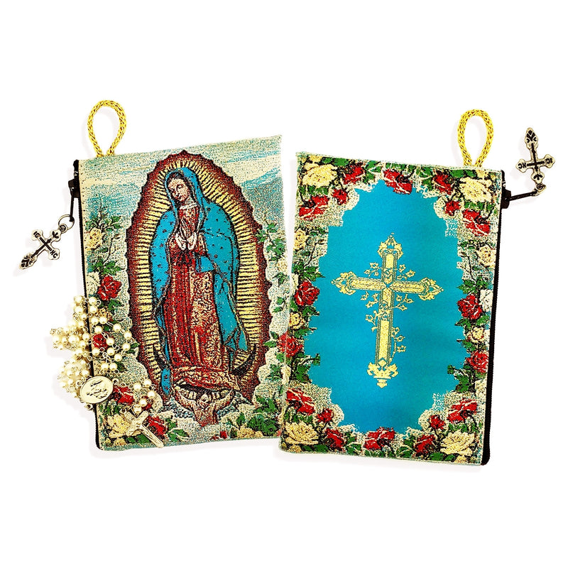 Rosary Icon Pouch - Our lady of Guadalupe